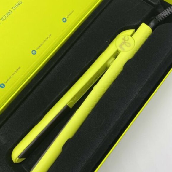 PYT Infrared Straightener and Curler - Neon yellow - Picture 3 of 5